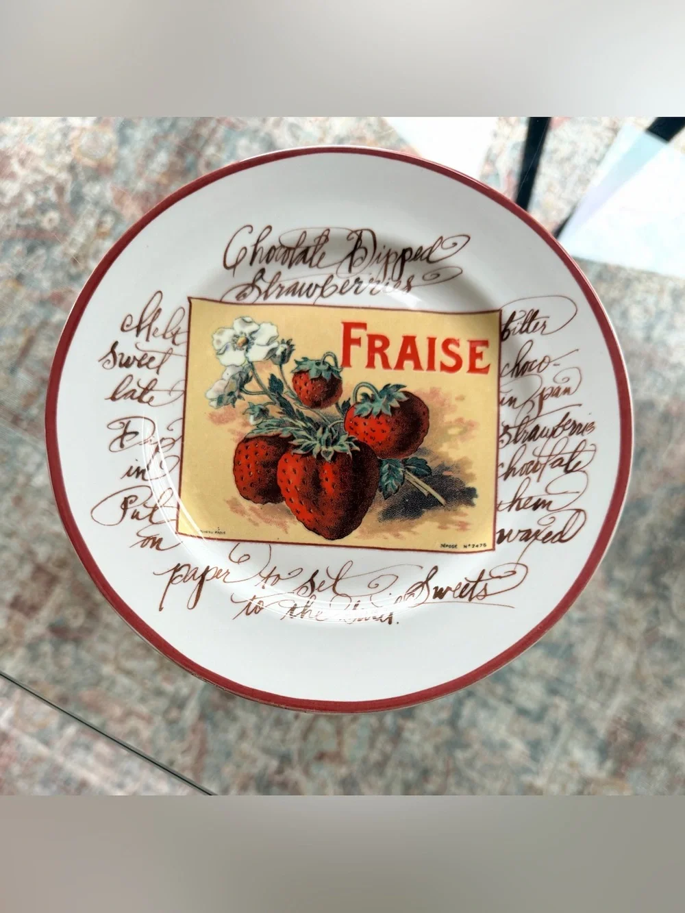Williams-Sonoma Rosanna Harvest Market Dessert Plates – Set of 6 w/ Original Box